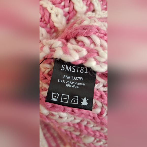 Pol sweater womens shirt 70 polyester 30 wool casual academia barbiecore - Picture 5 of 8